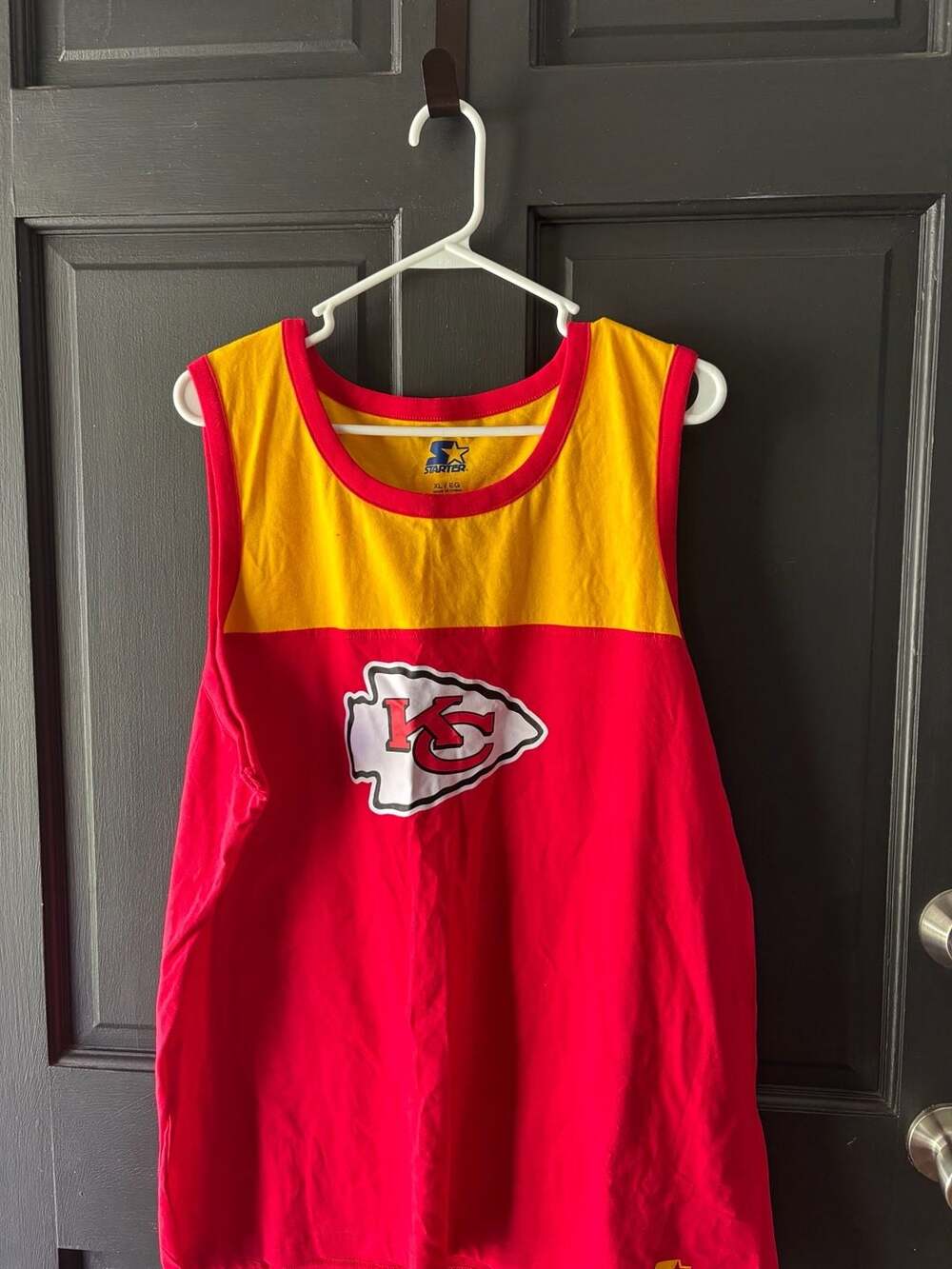 Men's Starter Red/Gold Kansas City Chiefs Touchdown Fashion - Tank Top